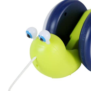 حلزون موزیکال طناب دار سبز pull - along snail toy -اسباب بازی